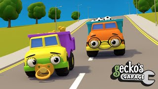 Daisy The Dumper Truck Songs  Educational Videos For Toddlers  Geckos Garage  Trucks For Kids [upl. by Nirhtak797]