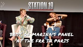 Best moments of Danielle Savre amp Stefania Spampinato at the Marina panel in Paris [upl. by Kali237]