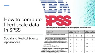 ADMW 4 how to compute likert scale data in SPSS  How to analyze your likert scale data in SPSS [upl. by Arratoon]