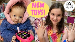 A NEW TOY for SUMMER  a NEW REBORN in the NURSERY  HUGE HAPPY MAIL HAUL  Part 2 [upl. by Ahsieni278]