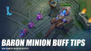 Maximize Baron Minion Buff Tips  Wild Rift [upl. by Neelhtac746]