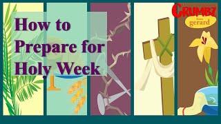 How to prepare for Holy Week  3 Minute Reflections [upl. by Coraline298]