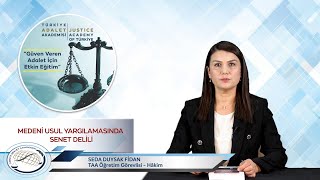 MEDENİ USUL YARGILAMASINDA SENET DELİLİ  SEDA DUYSAK FİDAN [upl. by Heigho]