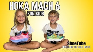 HOKA Mach 6 KIDS Running Shoe Review [upl. by Malloy795]