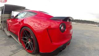 Novitec Ferrari F12 NLargo revs sound 781 PS sport auto test widebody F12 Berlinetta [upl. by Atiekram159]