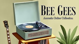 Bee Gees Greatest Hits 1h Acoustic Guitar  Relaxing Instrumental Music for Reading Working [upl. by Saylor495]