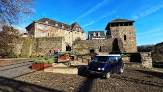 Autofahrt durch den Naturpark Hohes Venn  von Monschau nach Prüm  Westeifel [upl. by Ahsikan450]