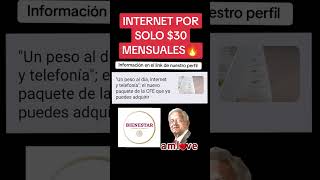 El Internet de Bienestar tiene este paquete super económico de solo 30 pesitos al mes [upl. by Nossyla]