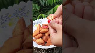 Bisquit Pitha 😋 food biscuit pitha unique crispy [upl. by Gord]