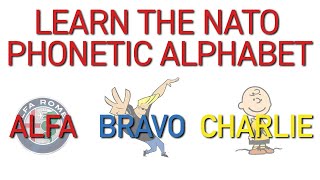 The EASIEST Way To Learn The NATO Phonetic Alphabet [upl. by Nichole]