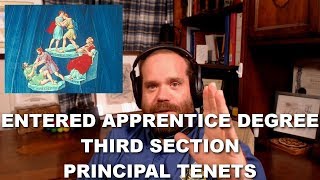 Entered Apprentice Degree  Third Lecture  Principal Tenets [upl. by Eniamrahc]