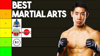 Best Martial Arts Ranked By PRO MMA Fighter [upl. by Zicarelli]