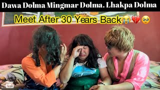 DAWA DOLMAMINGMAR DOLMALHAKPA DOLMAMEET AFTER 30 YEARS NEWtibetanvlogger bir tibetan [upl. by Millar986]