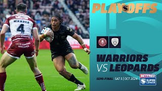 Highlights  Wigan Warriors v Leigh Leopards  2024 Betfred Super League  SemiFinal 2 [upl. by Nortyad]