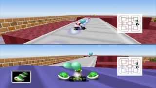 Mario Kart Battle Mode  Block Fort [upl. by Sheffie785]