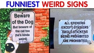 50 Chaotically Funny Signs That People Have Discovered In The Wild NEW  JAJ [upl. by Norad]