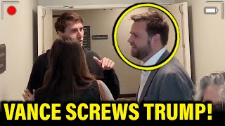 Watch JD Vance RUN AWAY after HUGE FAIL ON VIDEO [upl. by Enyrhtak122]