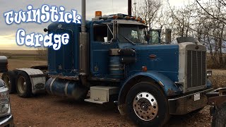 Peterbilt 359 Restoration Ep2 Pulled Into The Yard [upl. by Goldstein]