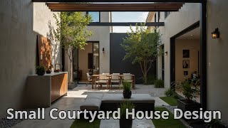 Small courtyard house design  Courtyard house design low budget [upl. by Eniffit]