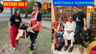 NISHU TIWARI gave me MYSTERY BOX  NANUs BIRTHDAY CELEBRATION  🎂🥳 [upl. by Otila]