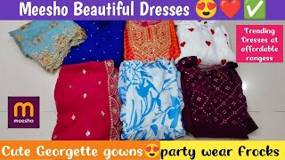 Meesho Trending dresses haul 👌shoppingvlog dresses meesho fashion indianclothes [upl. by Einhpets953]