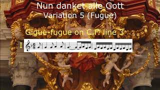 Sietze de Vries  Improvisation on Nun danket alle Gott Haarlem 2001 ANALYSIS [upl. by Abbotson]