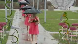 Richmond Greens Park Wedding Ceremony  Bridesmaids Processional at A Outdoor In the Rain Toronto [upl. by Utham]