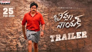 Bheemla Nayak Official Trailer  Pawan Kalyan Rana Daggubati  Trivikram  SaagarKChandra  ThamanS [upl. by Mariken]