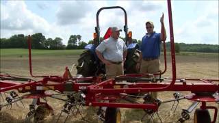 Using a Tedder to Improve Hay Quality [upl. by Kal672]