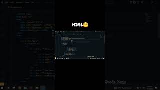 HTML VS HTML CSS 😍 reels coding 2024 [upl. by Yarrum603]