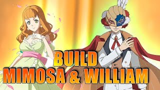 COMO BUILDEAR A MIMOSA Y WILLIAM SEASON 7  Black Clover M Mobile [upl. by Poppas]