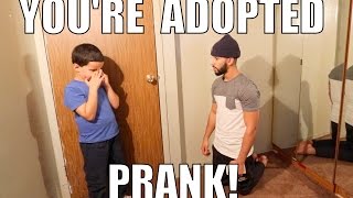 HILARIOUS YOURE ADOPTED PRANK [upl. by Noyek]