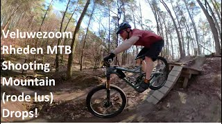 MTB Rheden Veluwezoom training Drops  Side view  Zijaanzicht [upl. by Wilfreda222]