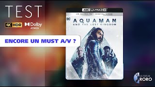 Aquaman est de retour et tape fort  Test bluray 4K [upl. by Brawley730]