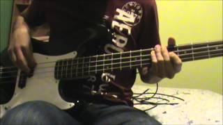 M83  Midnight City bass cover [upl. by Ahtaga]