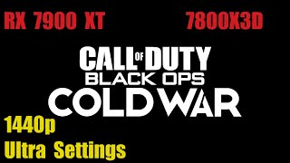 Black Ops Cold War  1440p Ultra Settings  RX 7900 XT  7800X3D [upl. by Peggi870]