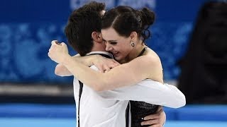 Tessa VirtueandScott Moir Win Silver Medal  Sochi Olympics 2014 [upl. by Nickolas878]