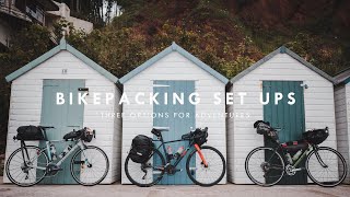 3 DIFFERENT BIKEPACKING SETUPS [upl. by Alicsirp]