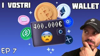 400000€ su Cryptocom APP 😨 2 Bitcoin e 50 Ethereum 🔥 I vostri PATRIMONI 🚀 [upl. by Ridinger]