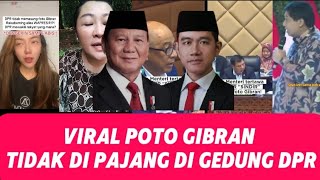 VIRAL POTO GIBRAN TIDAK DI PANANG DI GEDUNG DPR [upl. by Adabelle]