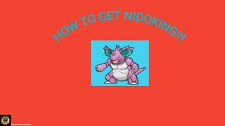 How to Evolve a Nidorino into a Nidoking Pokemon Brick Bronze [upl. by Hcnarb]