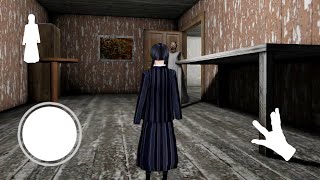 Granny Is  Playing As Wednesday Addams Door Escape Full Gameplay [upl. by Warder769]