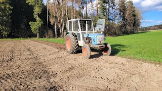 GoPro Saatbeet Vorbereitung mit der Federzinkenegge und Eicher Mammut Cabview Teil 3 89 [upl. by Arahsit927]