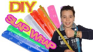 📌 Zelf een Klaparmband slap wrap maken van een rolmaat 👍 [upl. by Grose1]