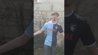 Présentation du maillot du hac 20242024 shorts short football viralvideo viralshorts lehavre [upl. by Niddala]