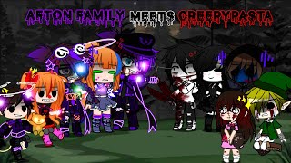 Afton Family Meets Creepypasta  FNAF  SparkleAftøn [upl. by Higgs]