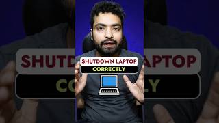 Wrong Way To Shutdown Laptop ❌ [upl. by Strohben]