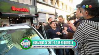 Maradona cachetea a un periodista  Am [upl. by Helaina]