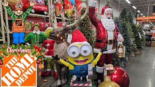 CHRISTMAS DECORATIONS THE HOME DEPOT WALKTHROUGH 2024 [upl. by Jorry84]