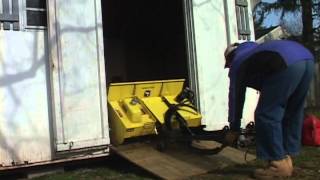 Deere X530 and 42quot Hydraulic Tiller  Installation and Use Part 1 of 3 [upl. by Gorman]